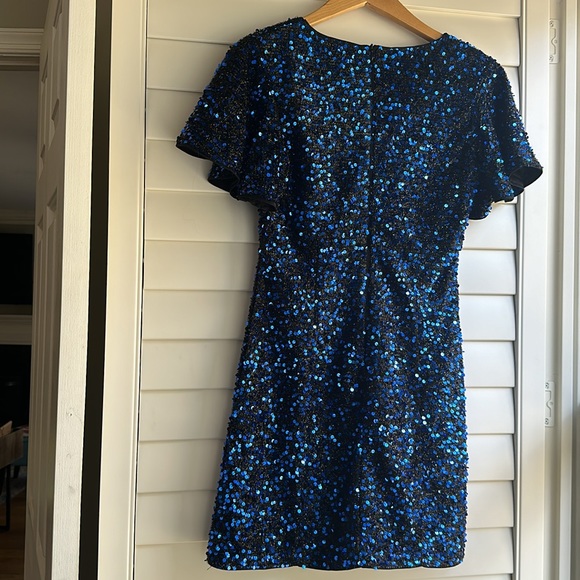 Blue SHEIN Sequin Dress - Picture 4 of 7